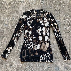 Karen Kane Semi Sheer Long Sleeve XS